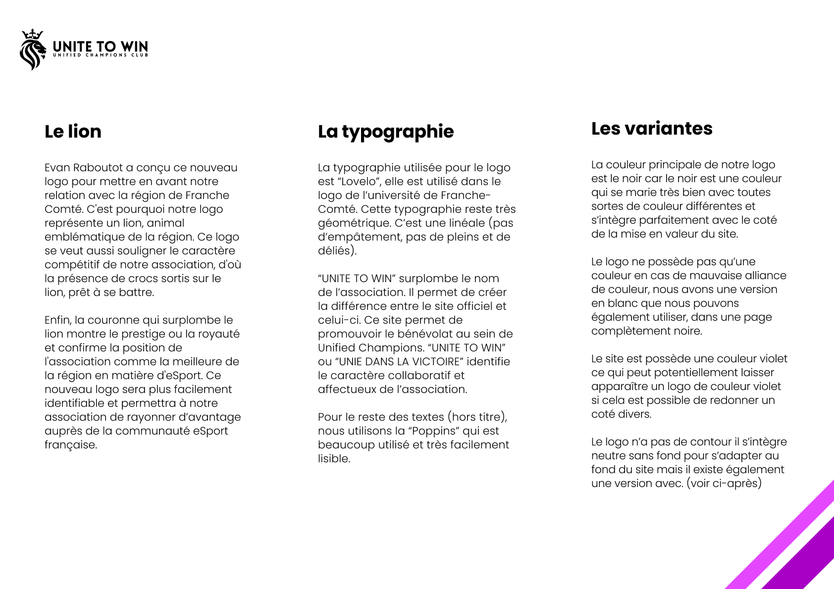 EXPLICATIONS